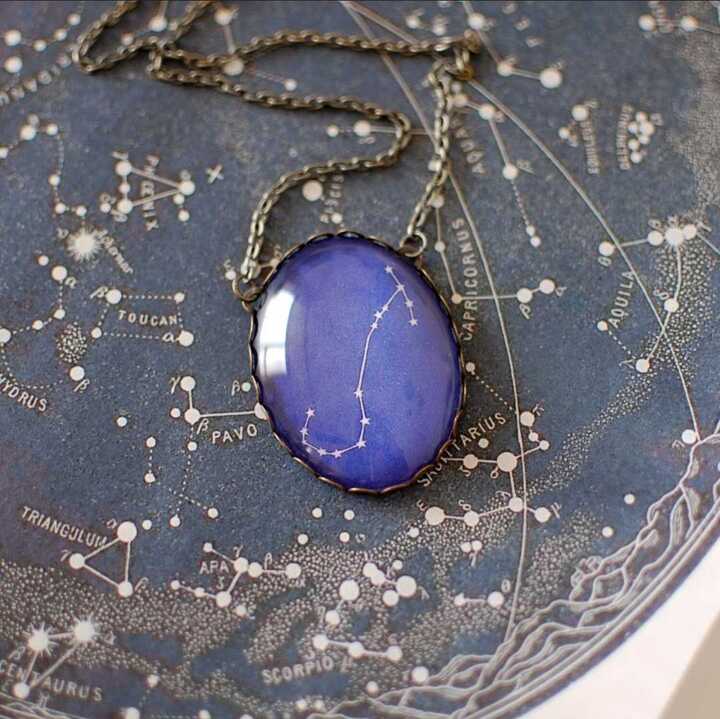 Scorpio Astrology Constellation Necklace