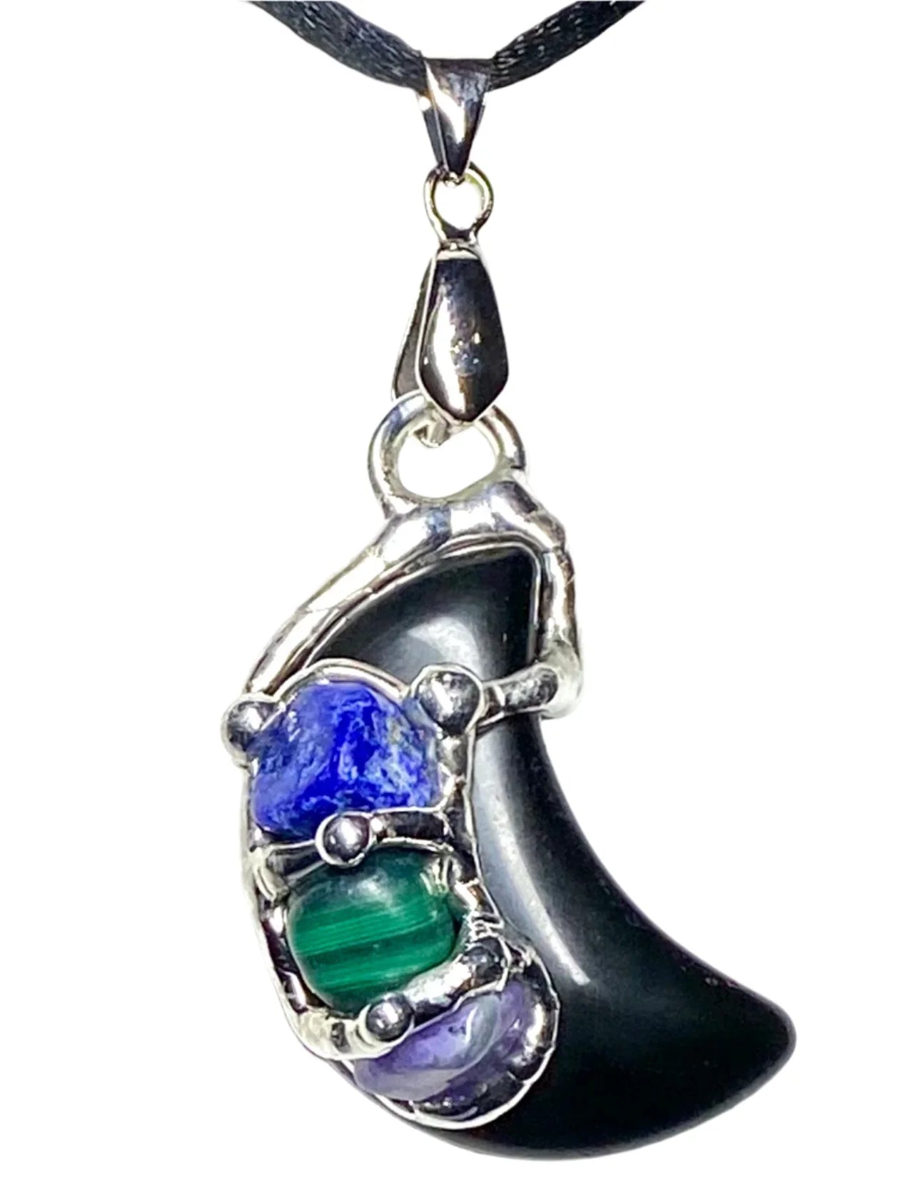 Positive Thoughts Moon Pendant