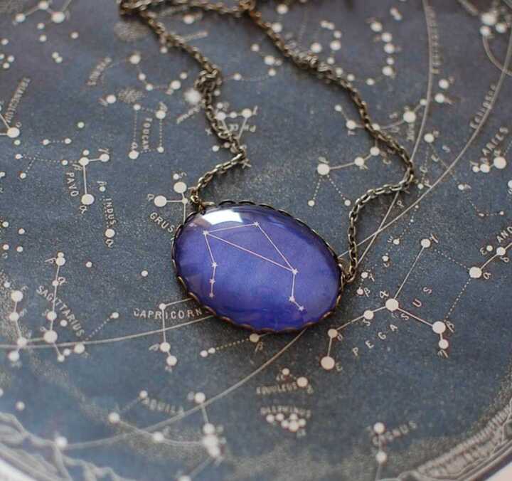 Libra Astrology Constellation Necklace