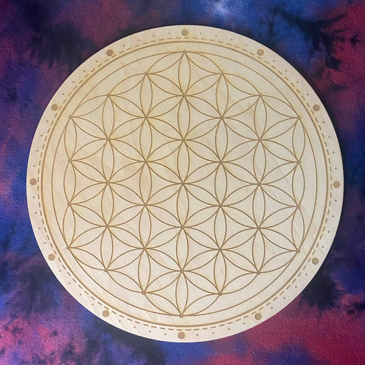 Flower of Life Crystal Grid : 11 Inch Grid