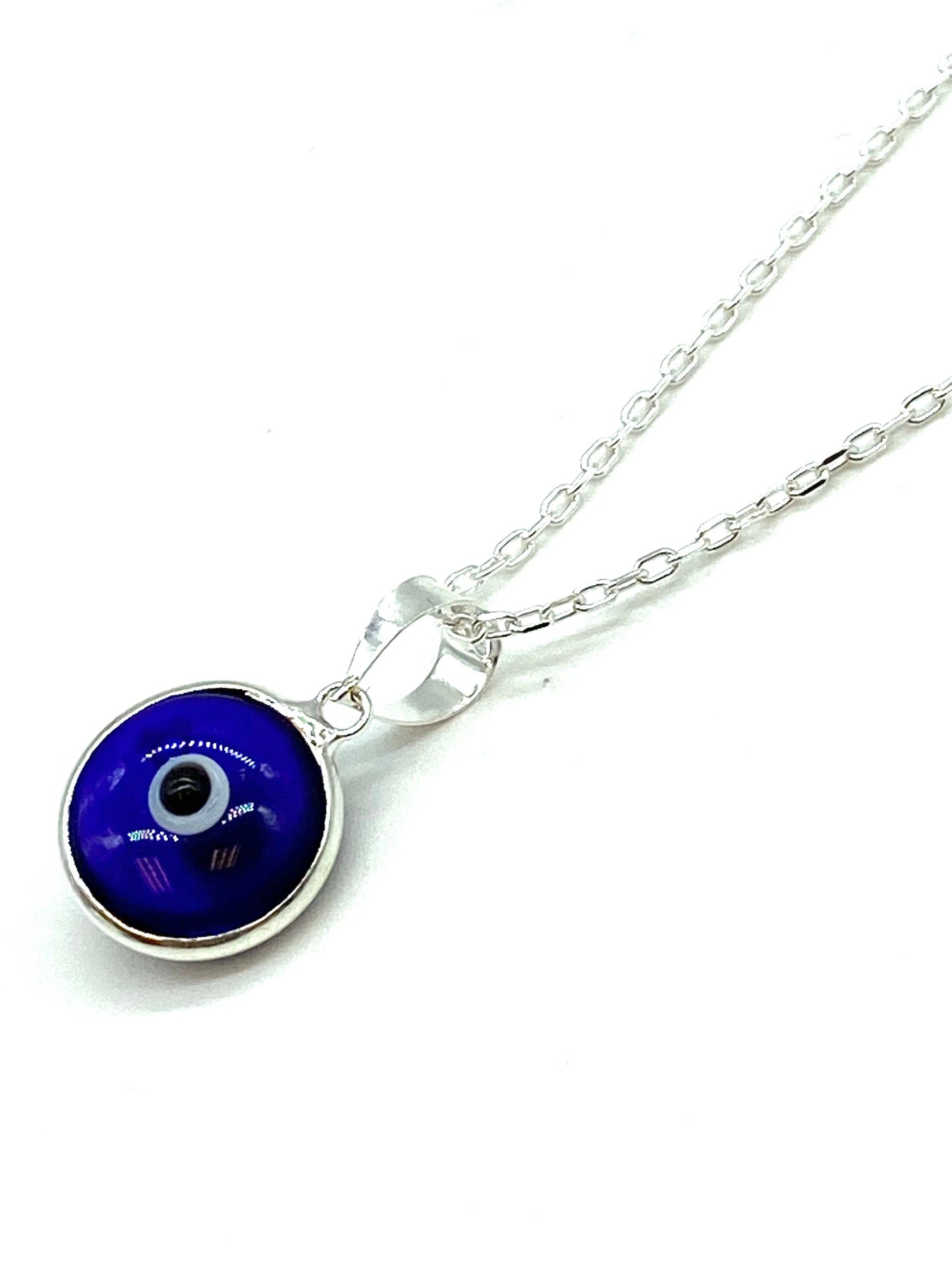 Evil Eye Sterling Silver Necklace