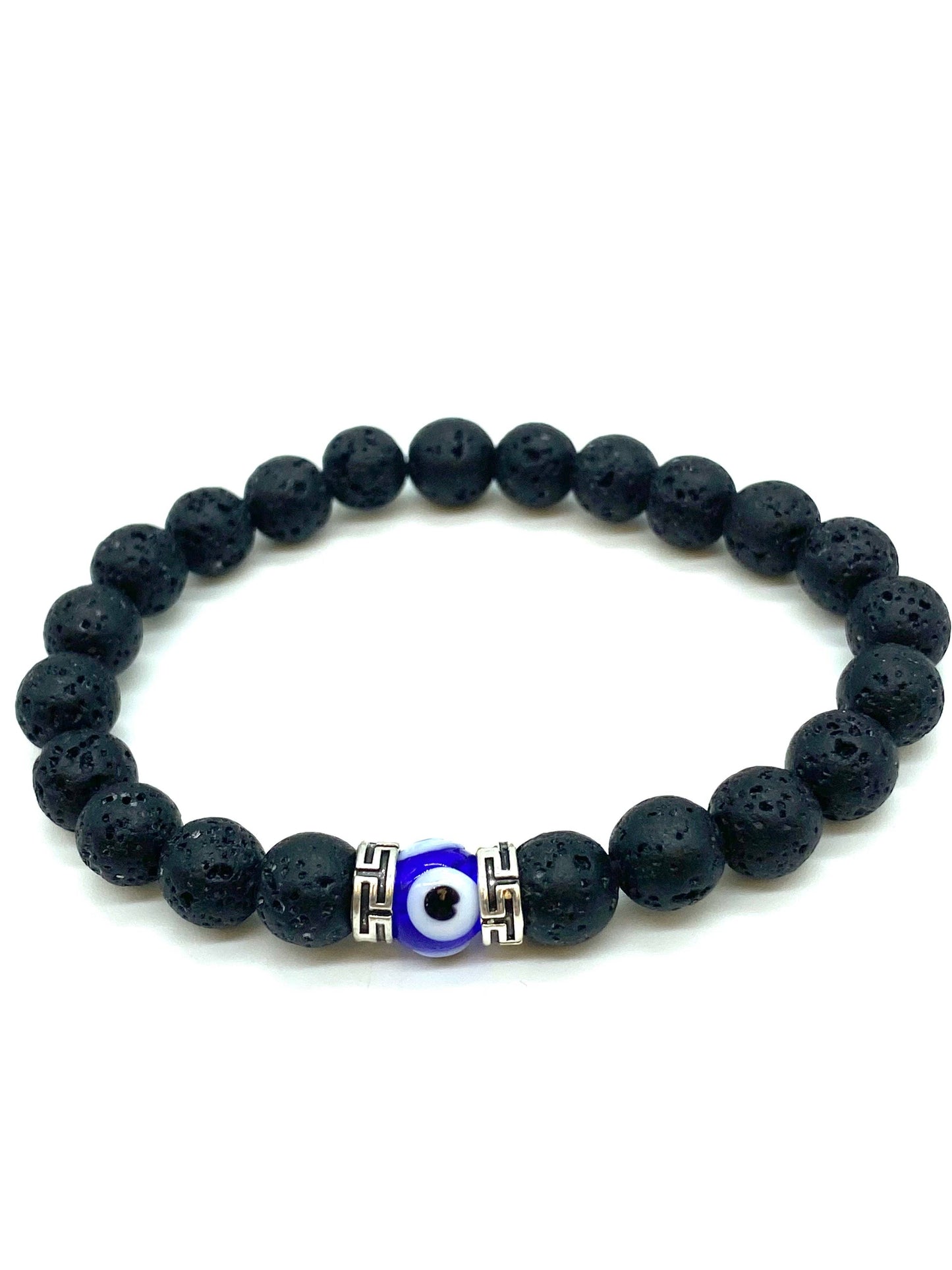 Lava Evil Eye Bracelet