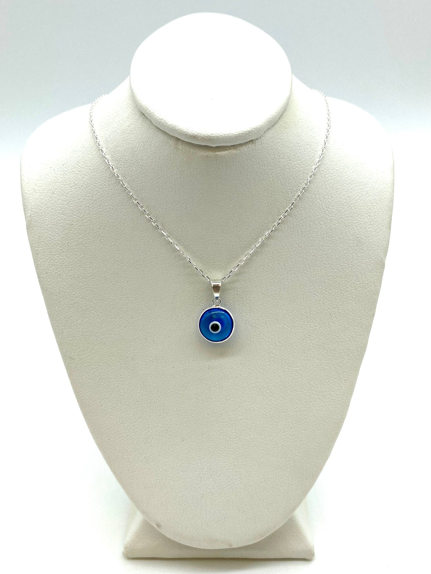Evil Eye Sterling Silver Necklace