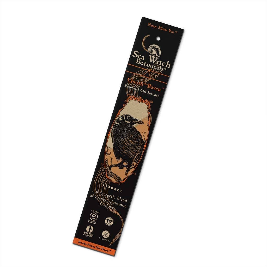 Quoth the Raven – Orange Spice, Cinnamon, Clove Incense Sticks