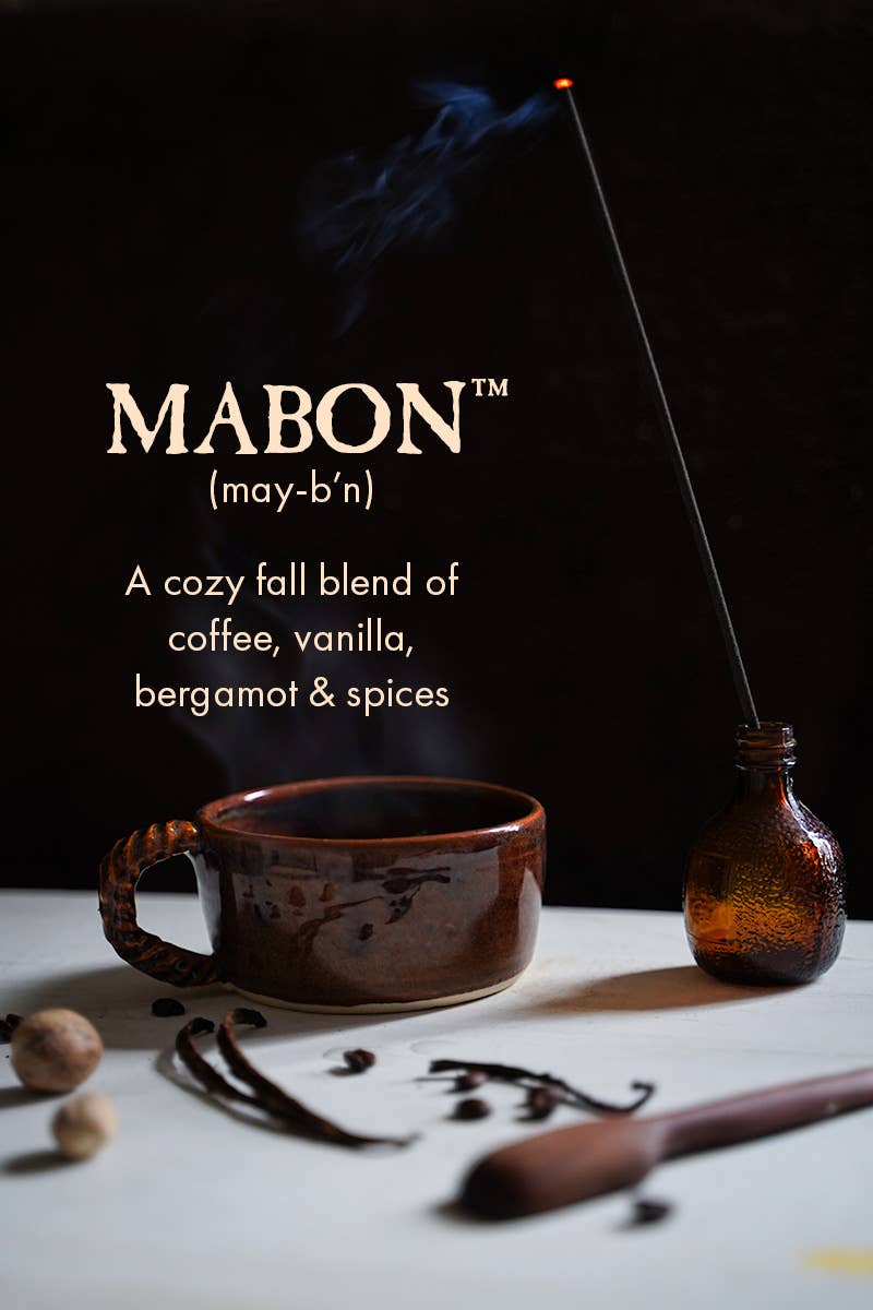 Mabon™ Incense: with All-Natural Coffee, Vanilla,: 20 stick pack 10/case