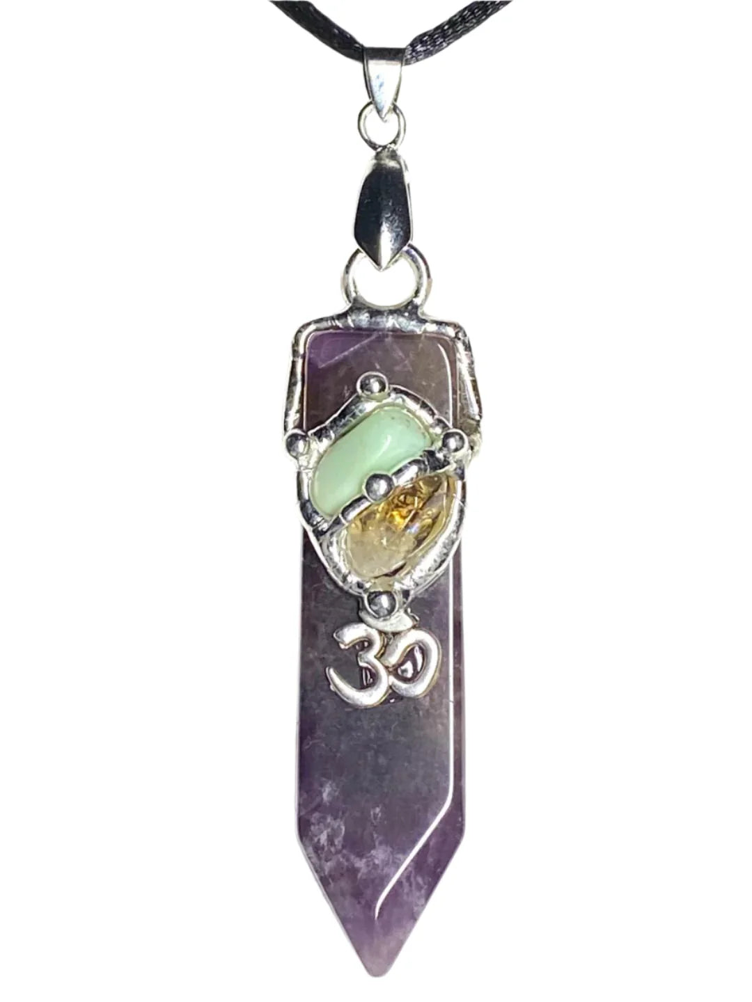 A New Beginning Gem Point Necklace