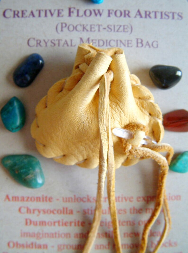Crystal Medicine Bag- Creative Flow for Artists