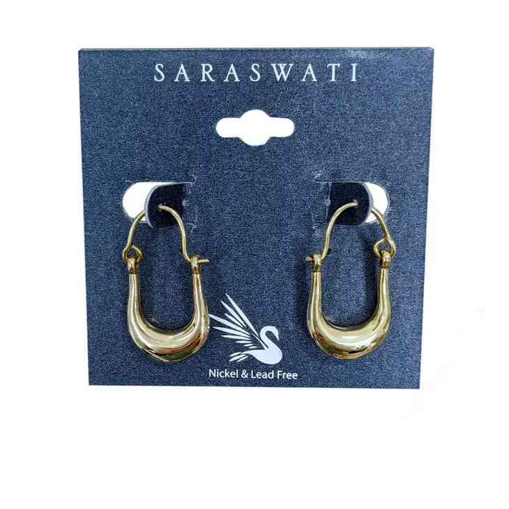 Dinan Brass Hoop Earring