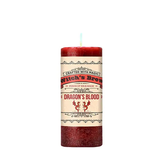 Witch's Brew Dragon's Blood 2x4 Candle