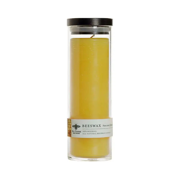 12.5 Sanctuary Glass Candle - Beeswax