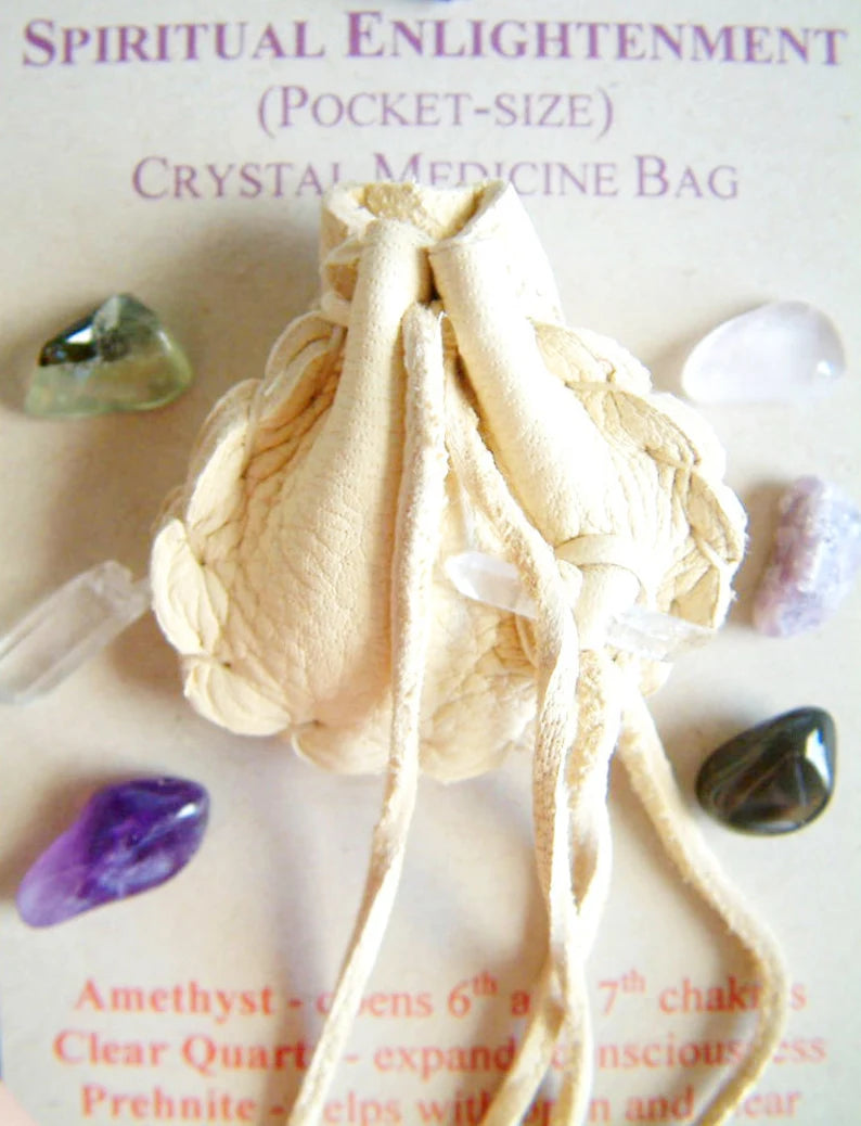 Crystal Medicine Bag- Spiritual Enlightenment