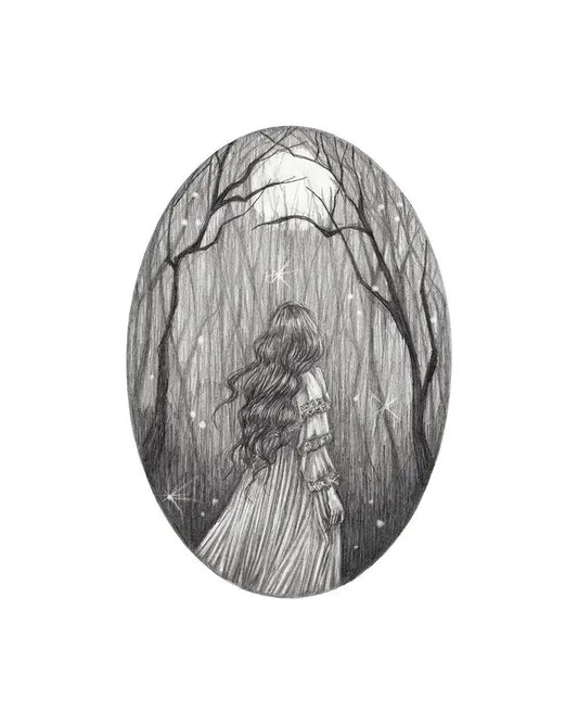 The Forest Fine Art Print - Gothic Fantasy Illustration