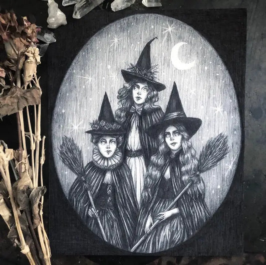 Toil and Trouble Fine Art Print - Witch Coven