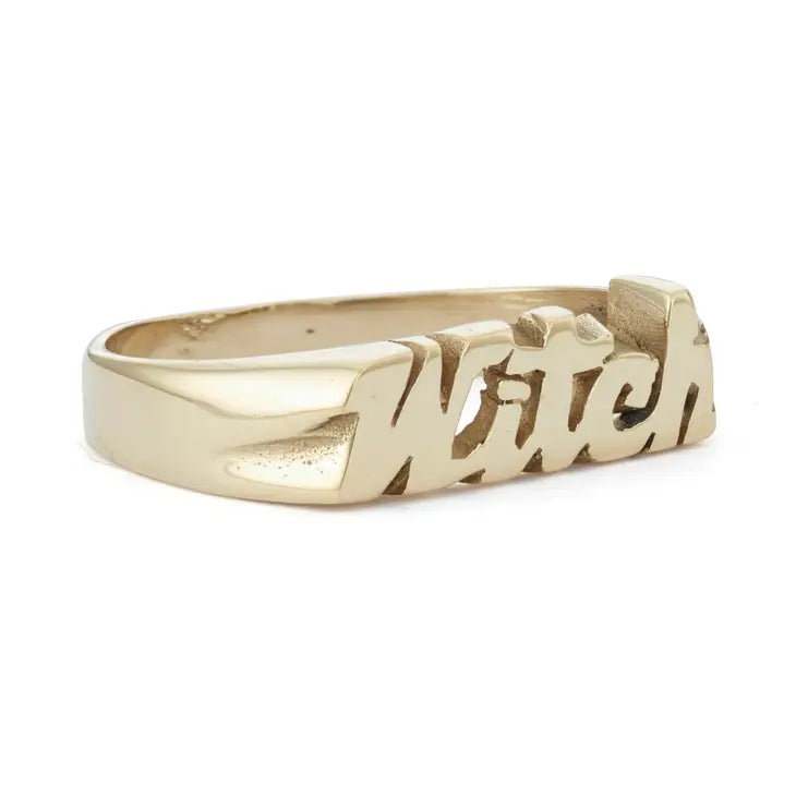 Witch Ring: Brass / Size 8