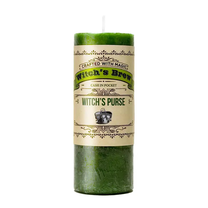 Witch's Brew Witch's Purse 2x4 Candle