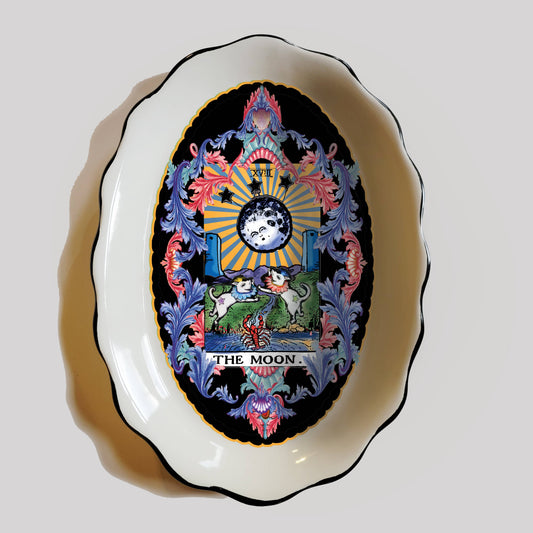 The Moon Tarot Dish Platter