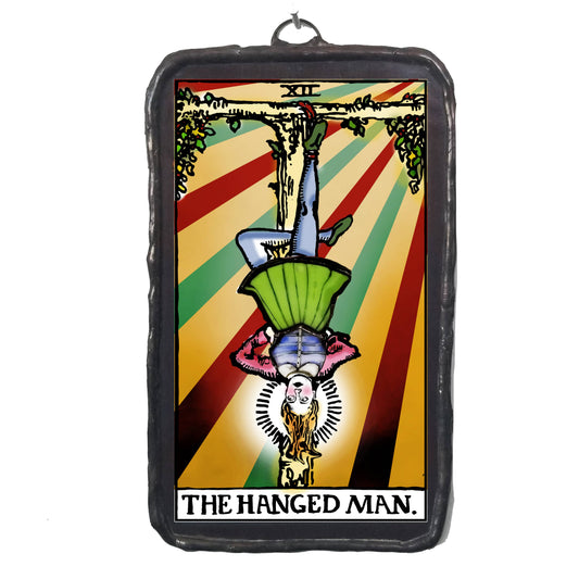 The Hanged Man Glass Tarot Petite Art