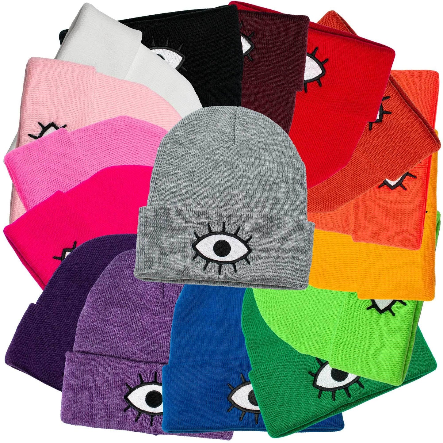 Third Eye Beanie: Baby Pink