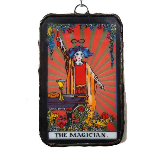 The Magician Glass Tarot Petite Art