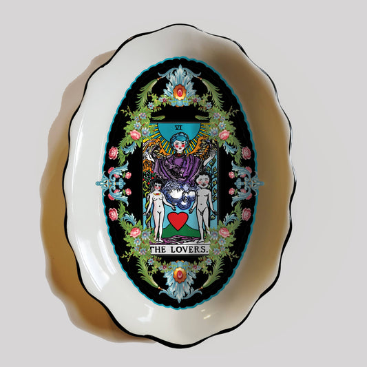 The Lover's Tarot Dish Platter