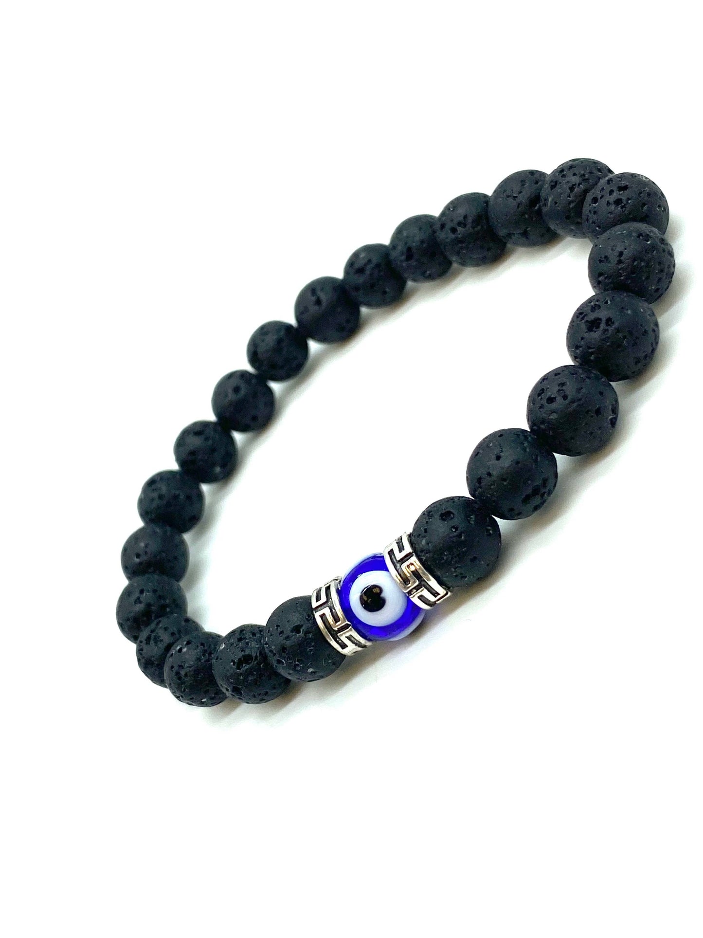Lava Evil Eye Bracelet