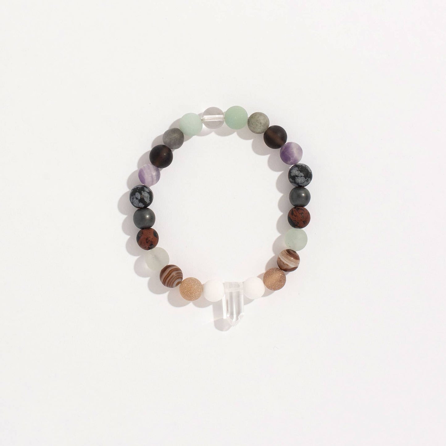 Crystalline Healing Crystal Bead Bracelet