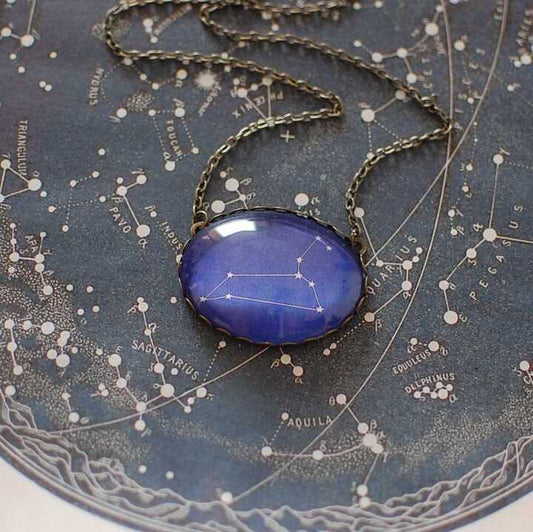 Leo Astrology Constellation Necklace