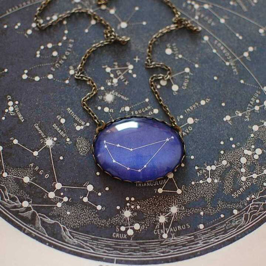 Capricorn Astrology Constellation Necklace