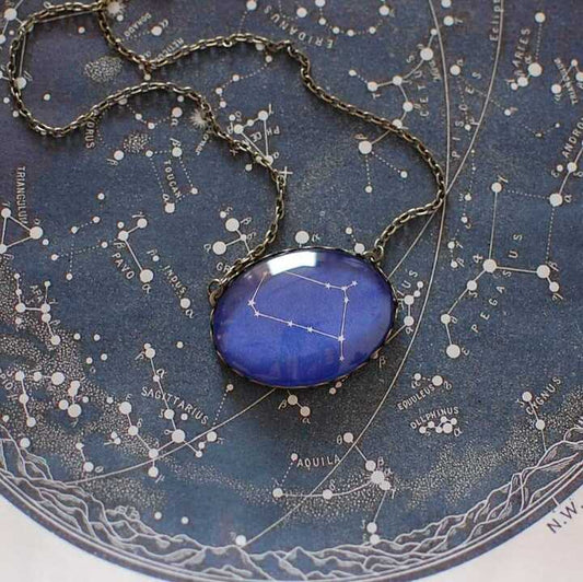 Gemini Astrology Constellation Necklace