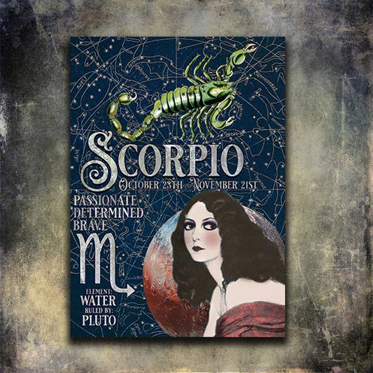 SCORPIO- Greeting Card