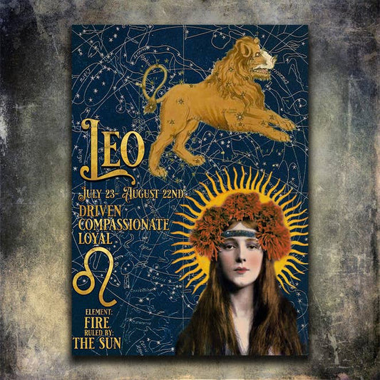LEO- Greeting Card
