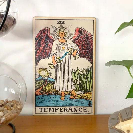 Temperance Tarot Wood Wall Art