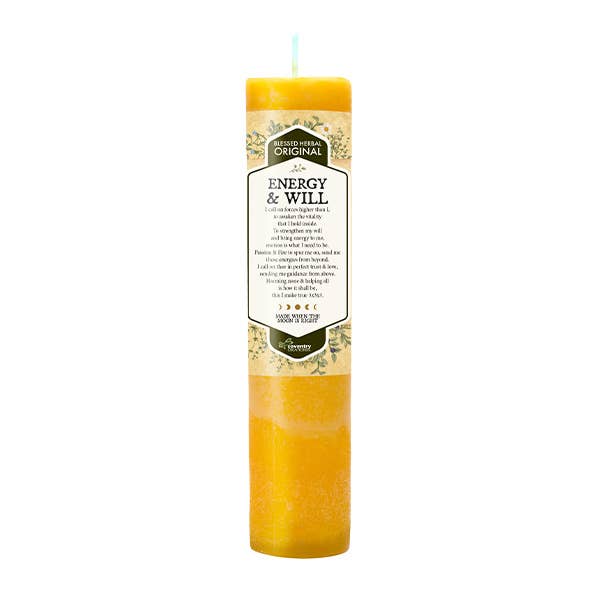 Blessed Herbal - Energy & Will Candle