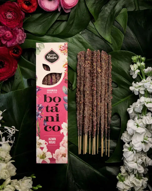 Botanical Line Incense - Jasmine & Rose
